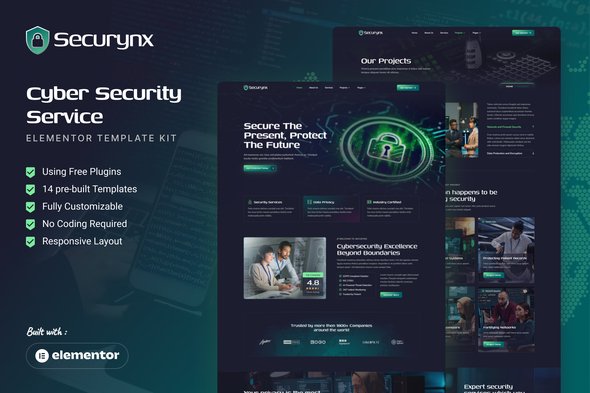 Securynx – Kit de modelo de elementos de serviços de segurança cibernética